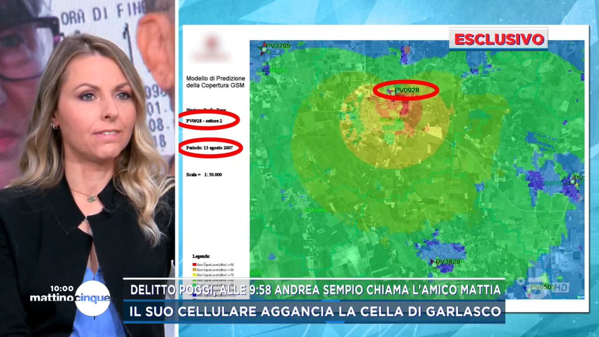 Delitto #Poggi, alle 9.58 Andrea Sempio chiama l'amico Mattia e il suo cellulare aggancia la cella di Garlasco #Mattino5