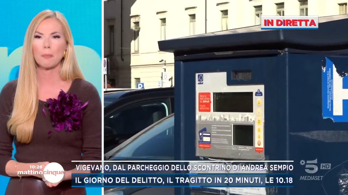 Vigevano, il nostro inviato è arrivato nel parcheggio. Come ha fatto Sempio a raggiungerlo in così poco tempo? #Mattino5