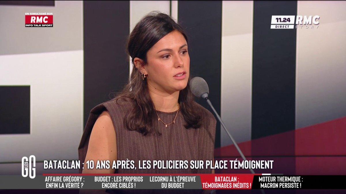 🚨 L'hommage émouvant de laura warton Martinez aux policiers oubliés du Bataclan : "Je veux juste vous dire merci. Merci pour mon pays, merci pour ma ville, merci pour mes amis et merci pour mon quotidien. Vous avez fait ce que vous avez pu. Merci." #GGRMC