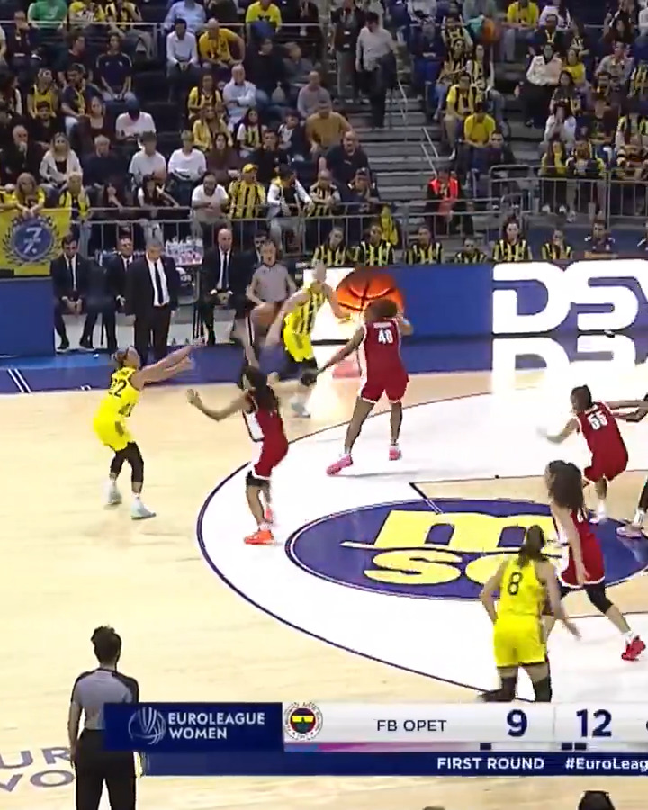 12 assists. 0 turnovers (!!!). POINT GOD 🧠 #EuroLeagueWomen