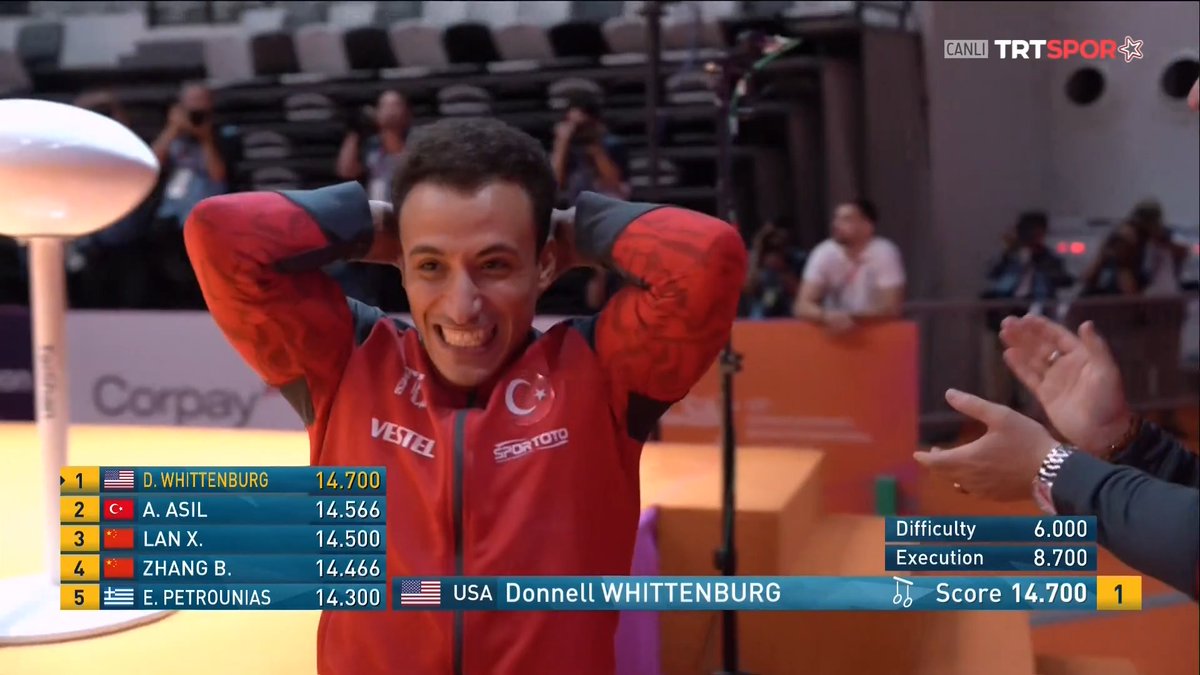 🇹🇷Adem Asil dünya ikincisi! 🥈 🤸🏻‍♂️ Milli sporcu, Artistik Cimnastik Dünya Şampiyonası halka aletinde 14.566 puan aldı ve gümüş madalya kazandı. Tebrikler Adem! 👏