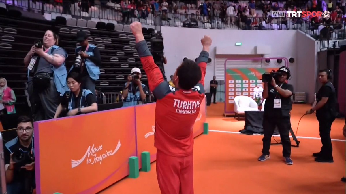 𝔸𝕕𝕖𝕞 𝔸𝕤𝕚𝕝 Türk cimnastik tarihine adını altın harflerle yazdırmaya devam ediyor! 🇹🇷💪 Seninle gurur duyuyoruz Adem! 👏