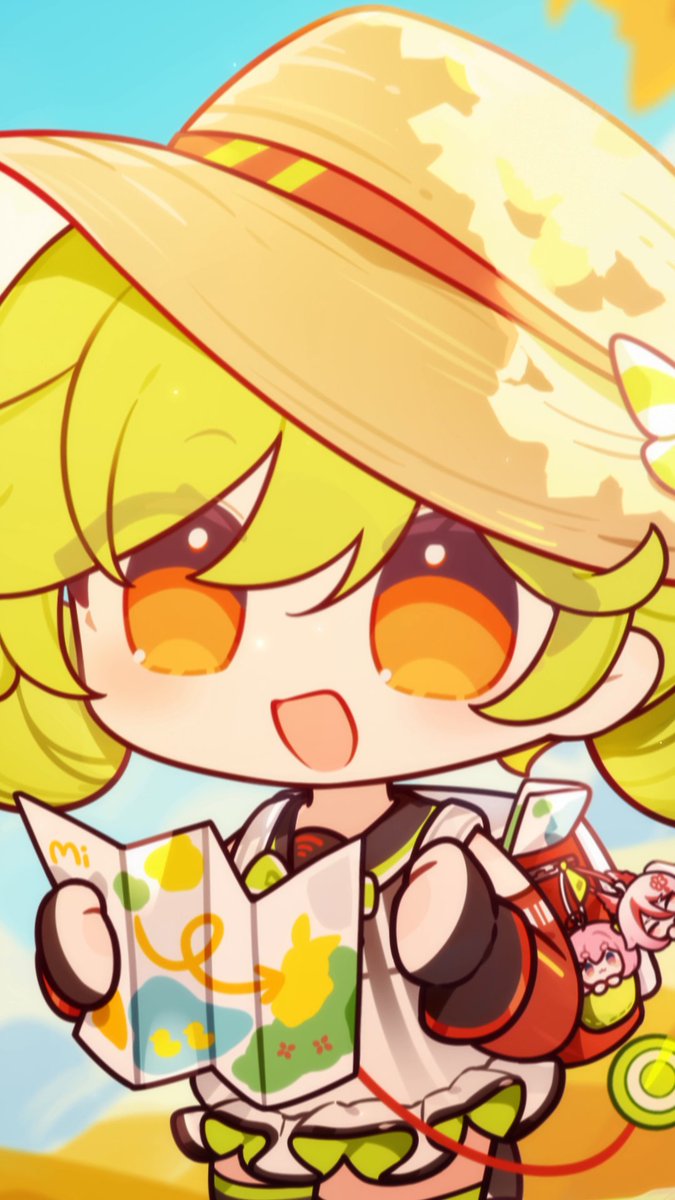 【#AIちゃん生誕祭】 誕生日を祝って——AIちゃん、おめでとう！ ▼高画質版へ ▼HoYoLABから誕生日イベントに参加して、水晶をゲット！ #崩壊3rd