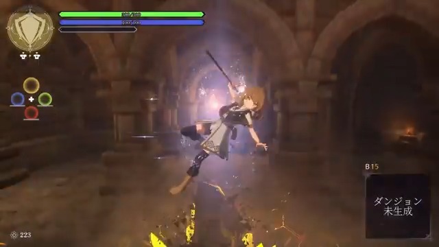 ✦Dev Diary✦ ヨルの物理攻撃出来ました！ 重い武器に振り回されてる感じが気に入ってます！！