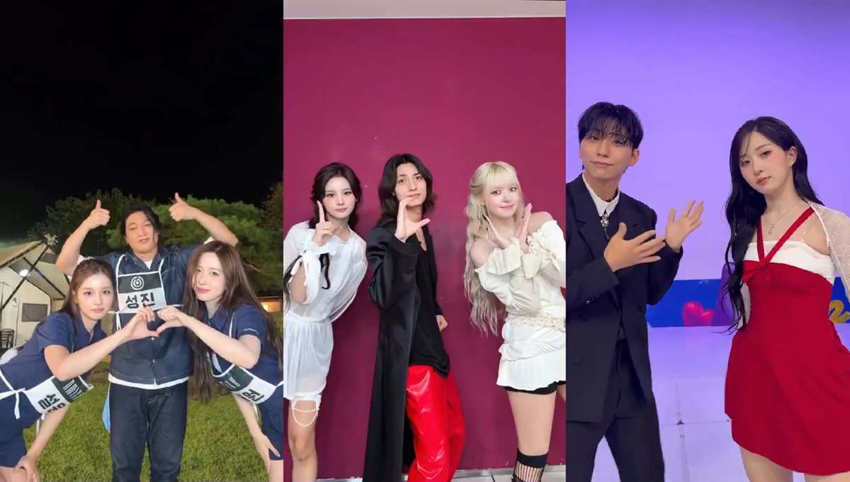 NMIXX dancing to Blue Valentine with JYP band members 😭