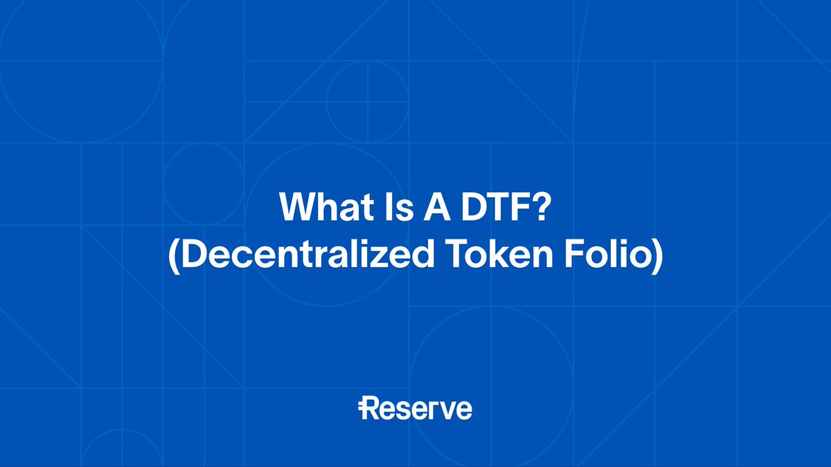 What is a DTF? It’s what happens when ETFs meet DeFi 👇