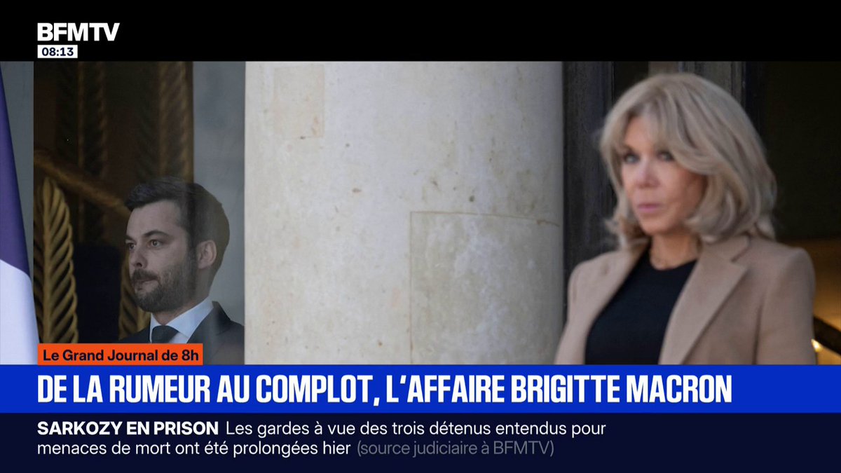 🇫🇷 FLASH | Brigitte Macron a découvert, en consultant le site des impôts, qu’elle avait été renommée "Jean-Michel dit Brigitte Macron". (BFMTV)