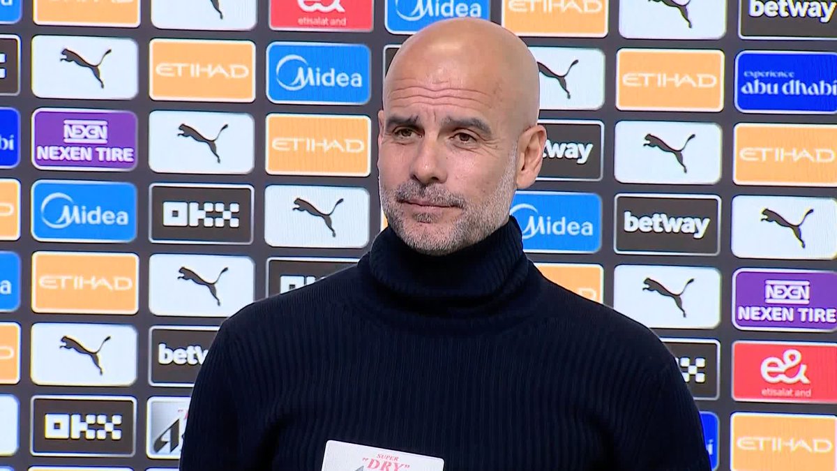 "The pundits know everything that's going to happen after five games" Pep Guardiola insists that he is aiming for Manchester City to be in the title race, but warns that his side 'must play better' 🔵