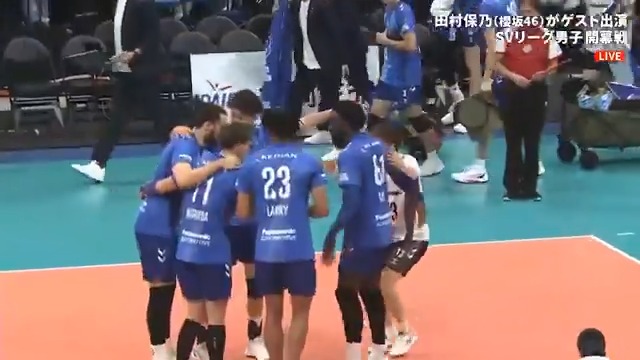 【速報】大阪Bが第3セット制す🔥 ▶︎ / デュースの大接戦!ブルテオンが粘り勝つ! 保乃ちゃんの一言にスタジオも大盛り上がり😂🙌 \ 📺ABEMA de J SPORTS 🎙解説:山本隆弘 🌟ゲスト:櫻坂46 田村保乃 櫻坂46 大阪ブルテオン【OSAKA BLUTEON】