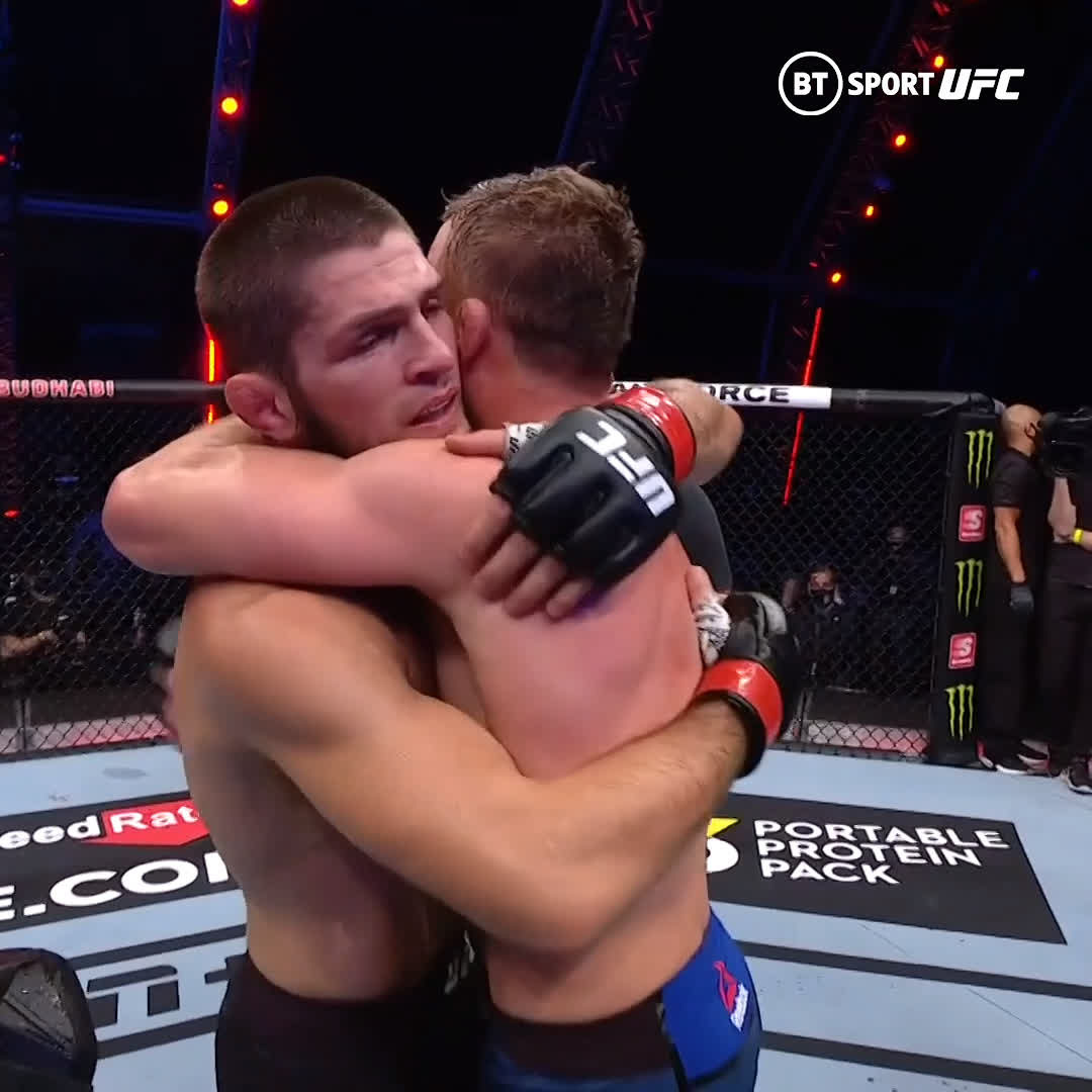 5 years ago, Khabib retired from MMA 29-0, citing his father's death as the reason for it. Reminder, he transitioned from an armbar to a triangle choke just because he did not want to break Justin Gaethje's hand in front of Gaethje's parents 😟