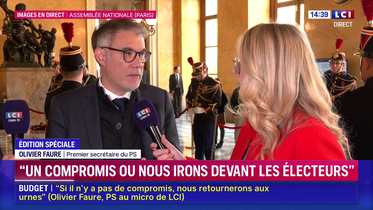 Budget 2026 : "Il va falloir prendre l'argent là où il est, c'est-à-dire dans les poches de ceux qui ont les moyens", Olivier Faure