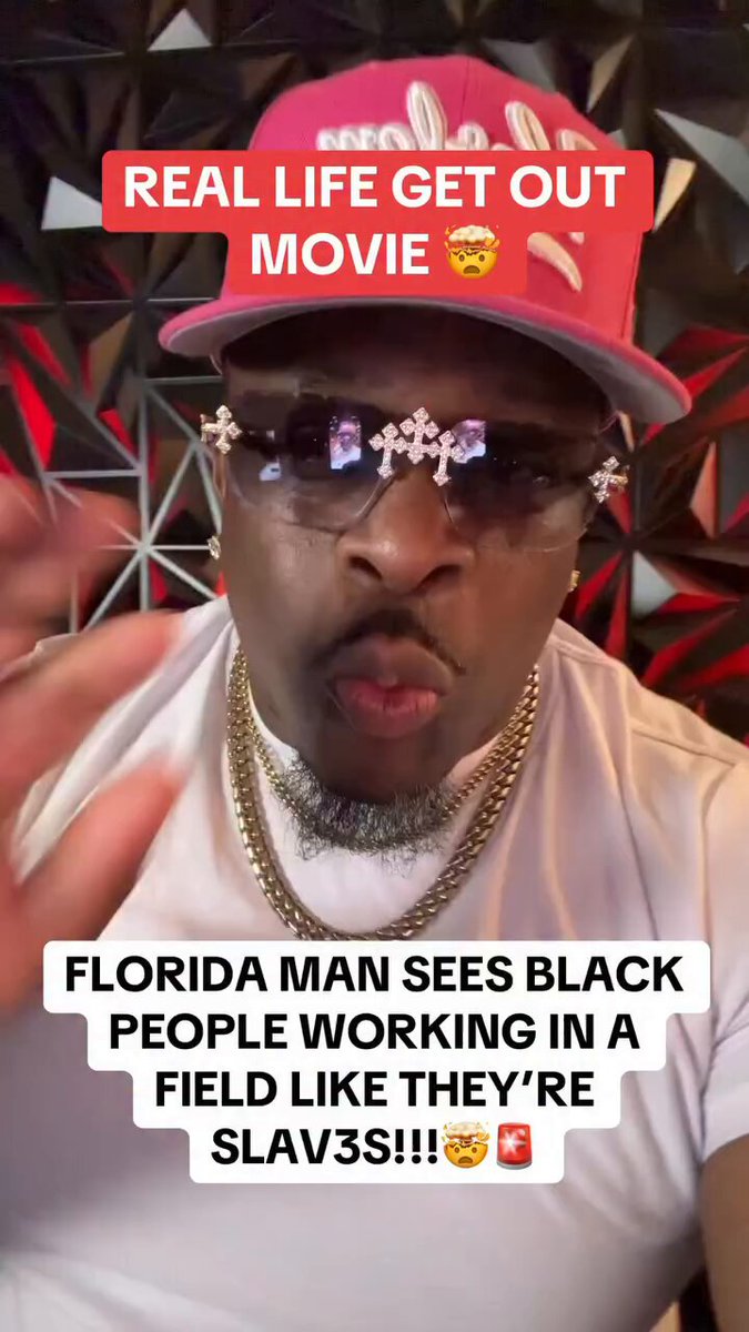 Real life Get out movie going on.
