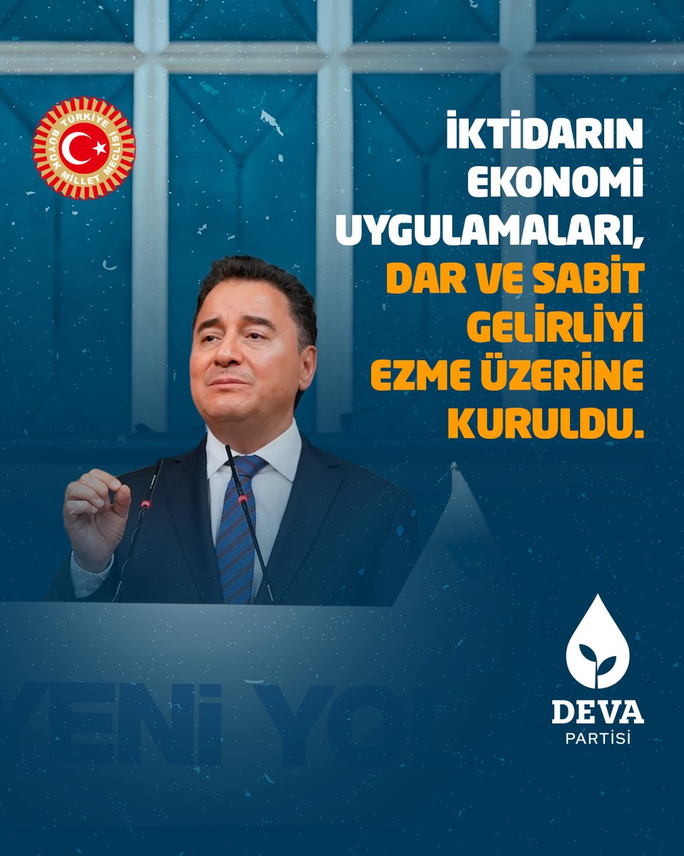İktidarın ekonomi uygulamalarının tamamı, dar ve sabit gelirliyi ezme, onların sırtından servet transferi yapma üzerine kuruldu. Fakir fukaranın, işçinin, memurun, emeklinin, esnafın, çiftçinin hakkını gözetmeyen, zengini daha da zengin eden ekonomi politikasının adı zulümdür.