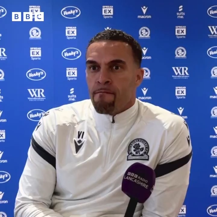 🔵 ⚪ "The season is not how we want... There's a lot of time, there are plenty of games, and we are in a transition period, and it will be a transition season." #Blackburn #Rovers head coach Valerien Ismael #bbcfootball