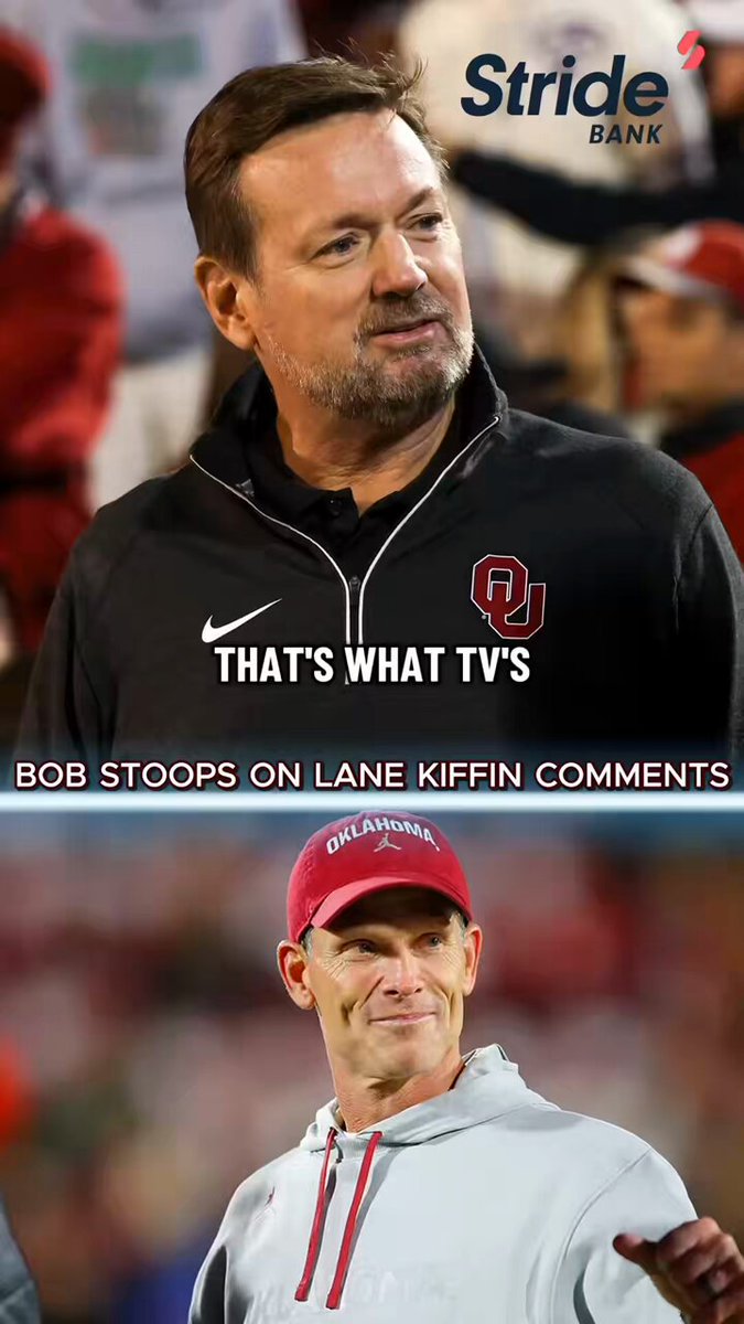 Bob Stoops was asked what he made of Lane Kiffin’s comments earlier this week. Stoops then shared a story about a Texas Defensive Coordinator doing the moonwalk during a game. 😂 “We do things by the book.”