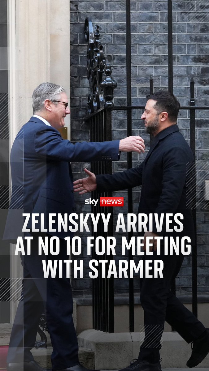 Sir Keir Starmer has welcomed Volodymyr Zelenskyy to Downing Street. The Ukrainian president has travelled to London for a summit with the so-called coalition of the willing.