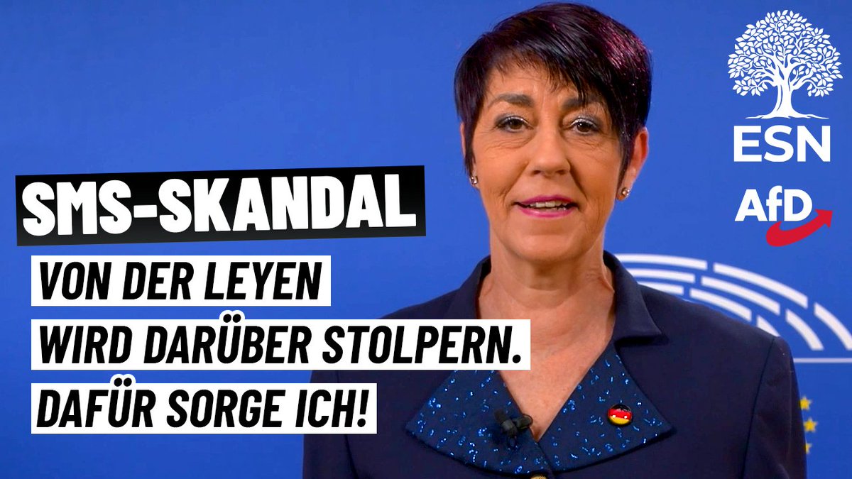 🇩🇪🇦🇹🇨🇭++ SMS-Skandal: #vonderLeyen wird darüber stolpern - dafür sorge ich! ++ Eins verspreche ich: Dieses Thema wird nicht einfach gelöscht. An von der Leyen bleibe ich dran. Denn ihre Lösch-Methoden sind kein Zufall, sie haben System. Früher oder später wird sie darüber stolpern. 🇬🇧🇺🇸🇨🇦 ++ SMS scandal: #vonderLeyen will stumble over this – I'll make sure of it! ++ I promise you one thing: this issue will not simply be swept under the carpet. I will keep pressing von der Leyen on this. Because her methods of suppression are no coincidence; they are systematic. Sooner or later, she will stumble over this.