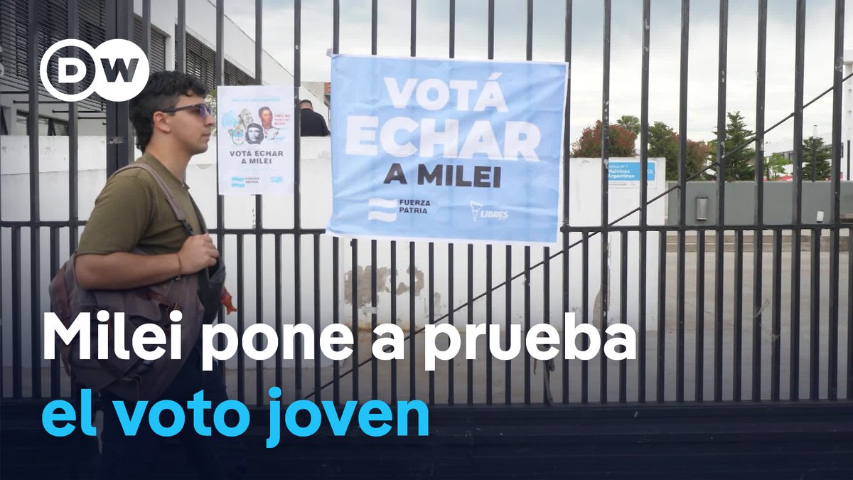 #Milei comienza a perder apoyo entre los jóvenes de cara a las elecciones legislativas Lo catapultaron al poder en 2023, pero ahora están divididos entre el apoyo, la desilusión y la pérdida de entusiasmo tras recortes a las universidades y a las personas con discapacidad, entre otros. /es