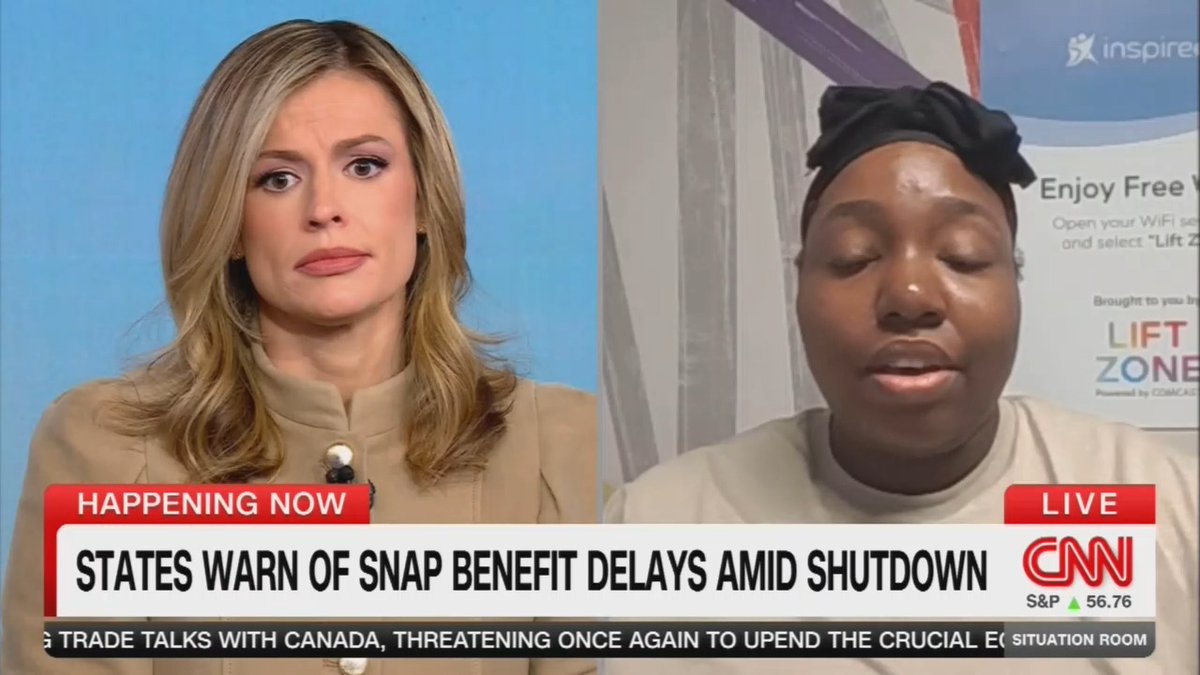SNAP recipient speaks out on the harms of the Republicans' shutdown: "If the benefits get cut off in November, it will leave me to have to make very hard decisions and choices... To really have to sacrifice either food, your healthcare, or even if you're gonna have a roof over your table"