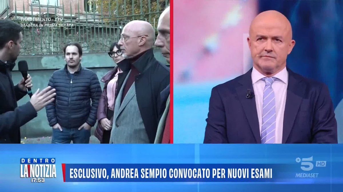 "Sono tranquillo" Andrea Sempio dopo gli esami antropometrici richiesti dalla professoressa Cattaneo #DentroLaNotizia #Esclusivo