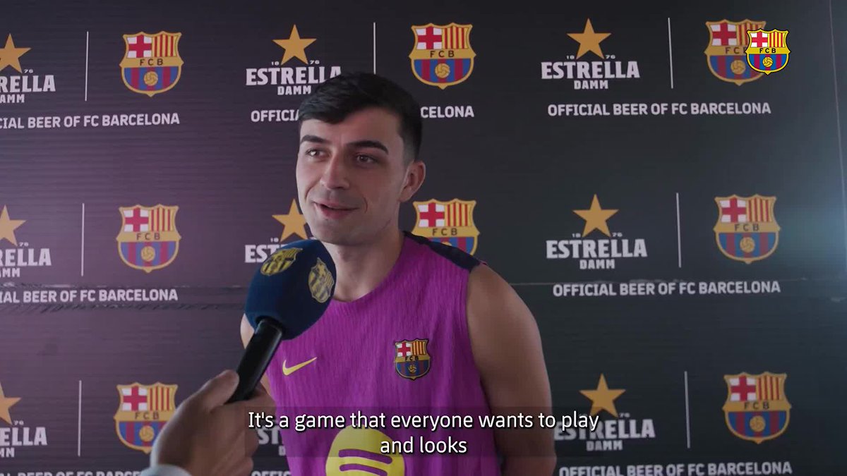Pedri: ❝It will be a tough match but we will try to dominate.❞ 🔜 #ElClásico