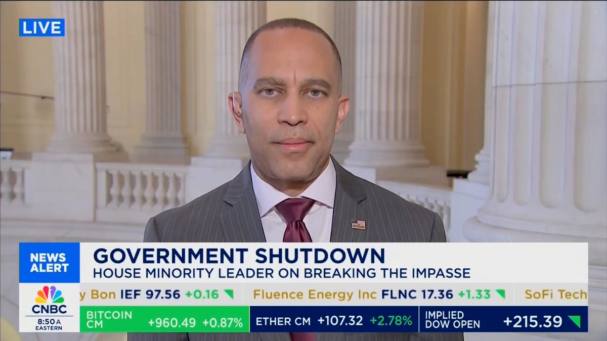 YIKES: Democrats can’t explain why they are using the Democrat Shutdown as leverage to jam through NEW spending.