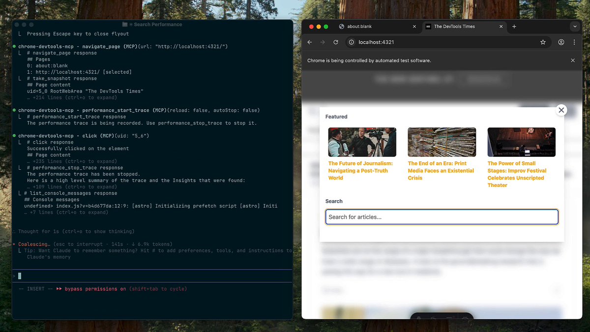 🔧 Let your coding agent identify and fix INP issues for you → With Chrome DevTools MCP, your coding agent can measure performance for specific user interactions to find and resolve slow UI responses - on its own with the help of the browser!