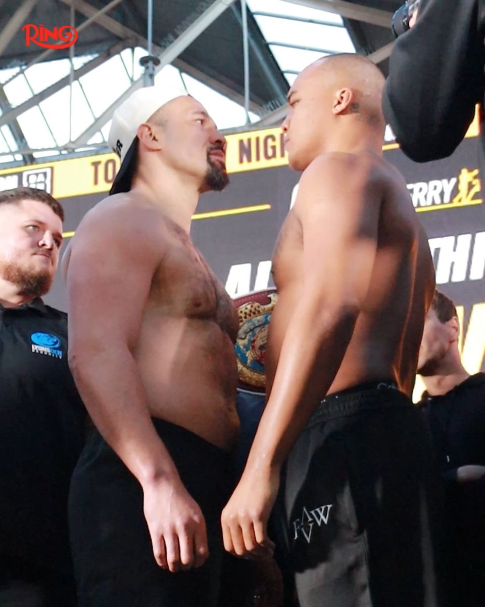 The final face-off between Joseph Parker and Fabio Wardley ahead of their heavyweight bout Saturday on DAZN 😤