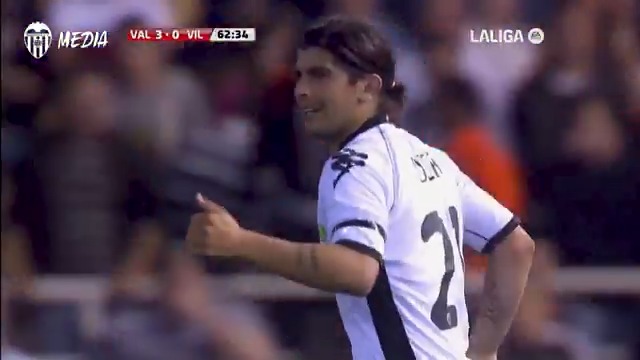 🔙 #ValenciaVillarreal ⚡ Asistencia de Pablo Hernández ⚽ Remate de Banega #ADNVCF 🦇
