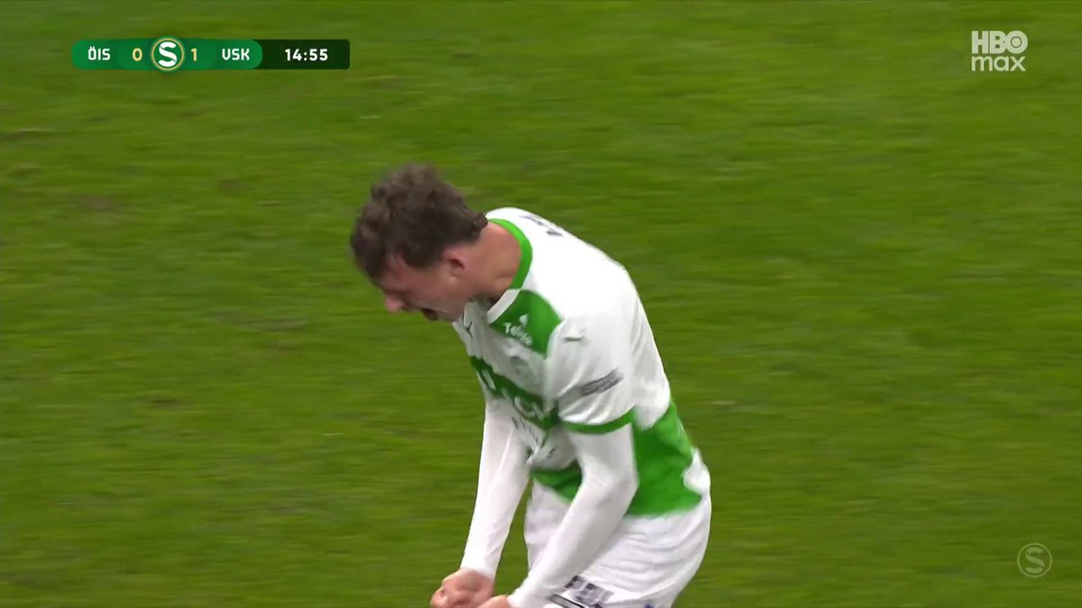 Mikkel Ladefoged! VSK:s succédansk gör 1-0 för gästerna borta mot ÖIS! 🟢⚪ 📲 Se matchen på HBO Max