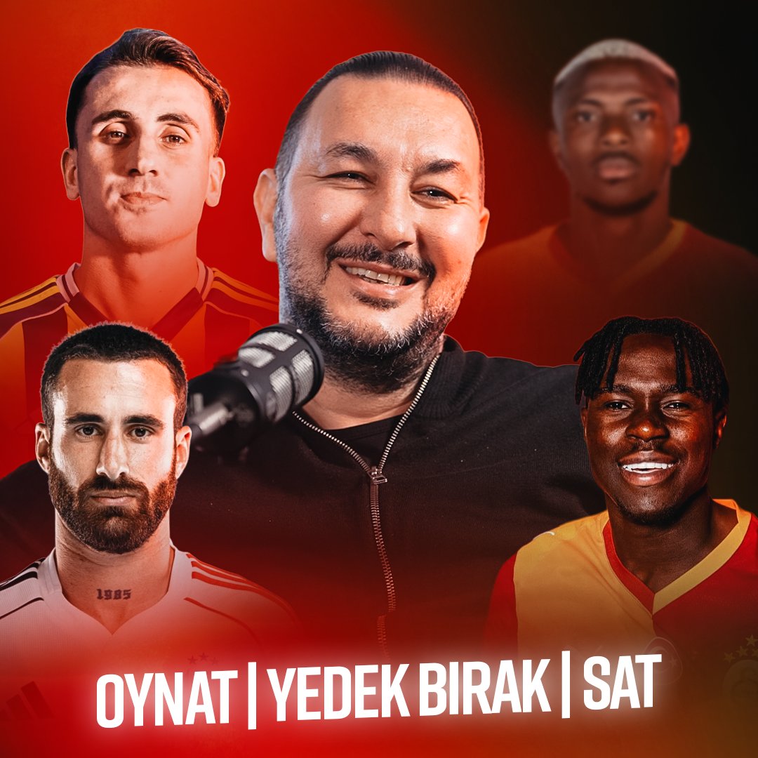 Necati Ateş ile "oynat - yedek bırak, sat" Oynat: Uğurcan, Semedo, Davinson, Abdülkerim, Eren, Lemina, Torreira, İlkay, Yunus, Barış Alper, Osimhen Sat: Singo'yu 60M€'ya sat