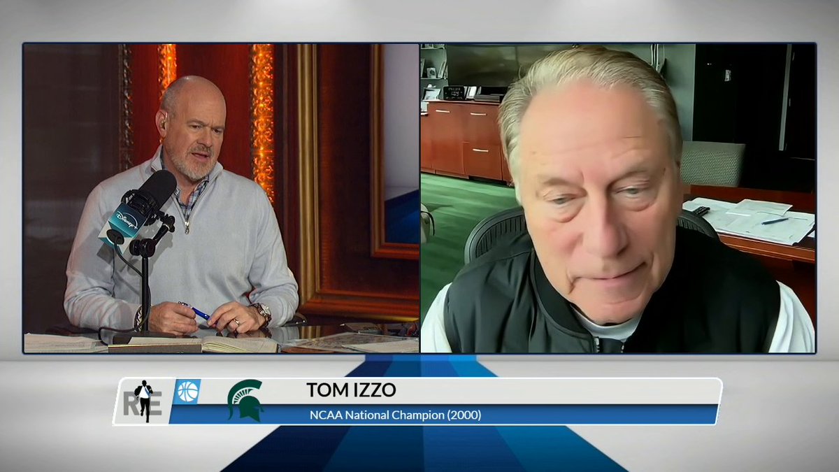 "People are afraid to say too much. ... All I wanna do is help the game and help the players that are here on my team." Tom Izzo reflects on the shifting NCAA basketball landscape as G League players become eligible to play in college. Stream Rich Eisen Show on Disney+ and the ESPN App 🏀