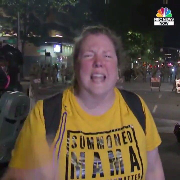 Cam Higby 🇺🇸 Portland woman, Joy B. Wilson, who was recorded violently attacking Cam Higby 🇺🇸 outside ICE, was a regular attendee of the 2020 BLM-Antifa insurrection against the U.S. government. She was part of the “Wall of Moms” Antifa propaganda campaign.
