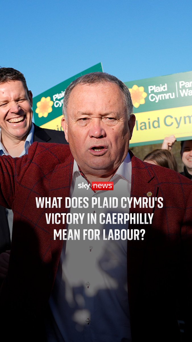 The Labour Party has been dealt a historic defeat in the Caerphilly by-election as Plaid Cymru wins the Senedd seat for the first time. Sky's Jon Craig explores whether Lindsay Whittle's win shows cracks in the Labour Party.