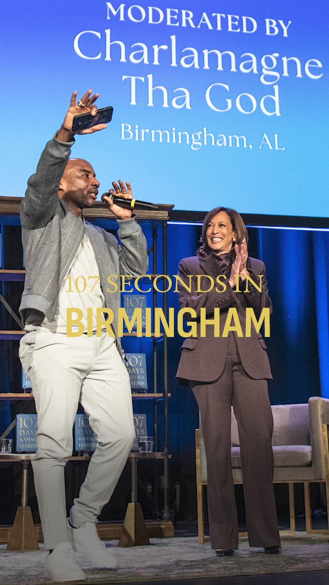 Thank you for bringing your voice to this tour, Birmingham, and a special thank you to Charlamagne Tha God for leading a powerful discussion. These conversations remind us that this story belongs to all of us.