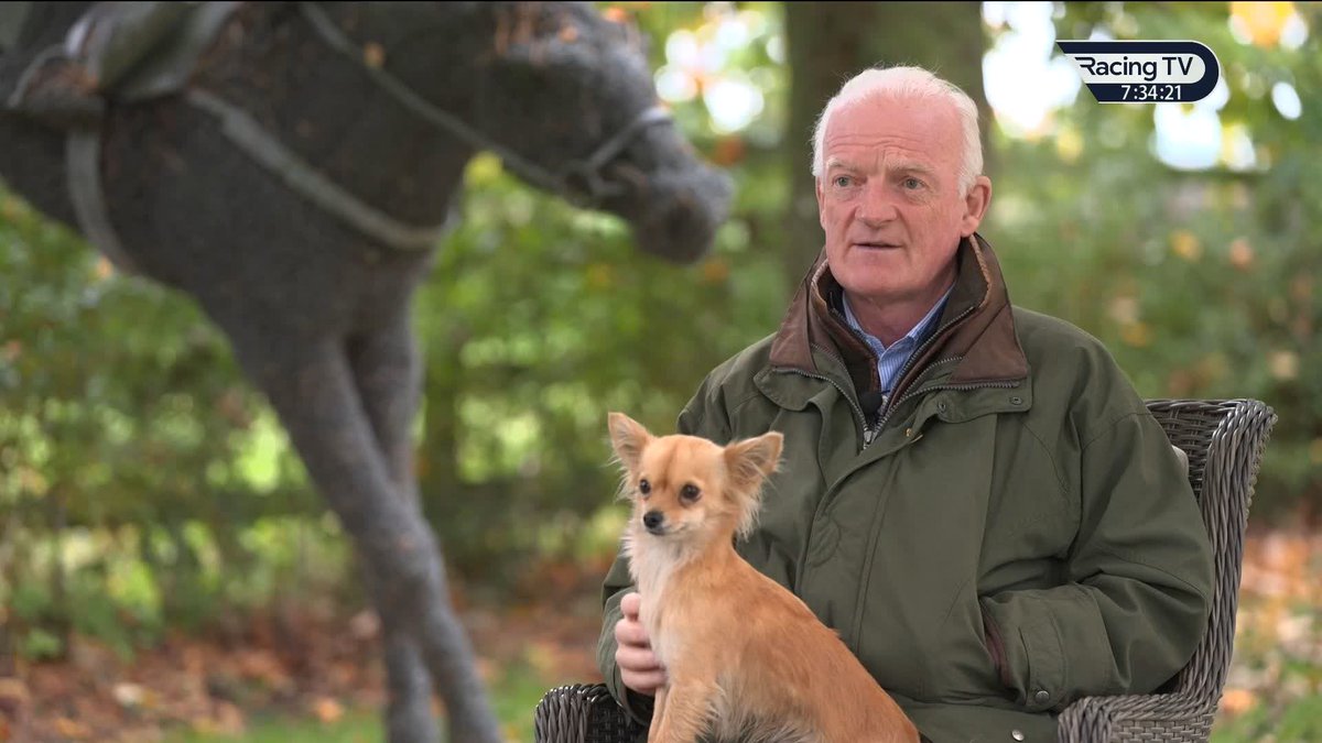 The master trainer and his dog, just chatting sense 🐕 Racing is such an important industry in Ireland 🇮🇪 #TheFridayClub | William Hill Racing | Tom Stanley