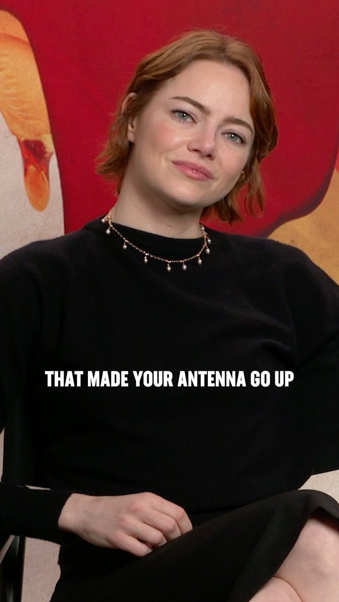 Emma Stone shares what drew her to star in and produce Yorgos Lanthimos's #Bugonia (🍅89%).