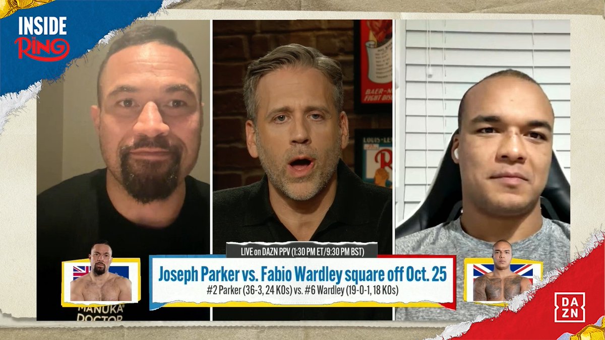 Fabio Wardley and Joseph Parker give their predictions for their fight on Saturday 🥊 #InsideTheRing | Latest episode LIVE NOW on The Ring’s YouTube 🍿