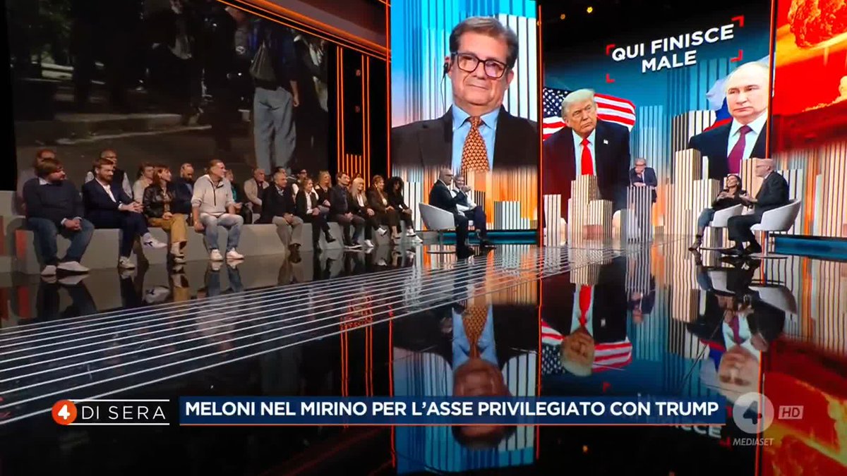 "Non è Giorgia #Meloni ad avere un rapporto difficile con la stampa, ma è viceversa" Mario Sechi a #4disera