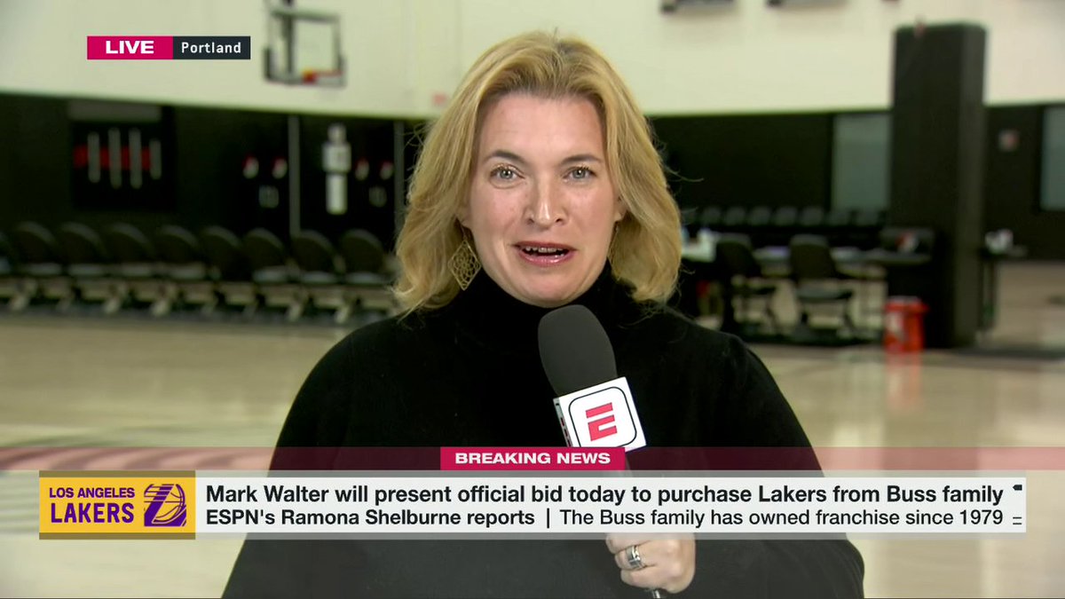 .Ramona Shelburne with more information on Mark Walter bidding to purchase the Lakers from the Buss family ✍️