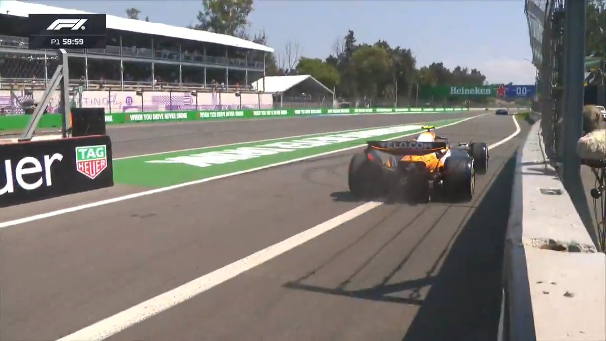 Home hero Pato O'Ward heads out on track in the McLaren 👀