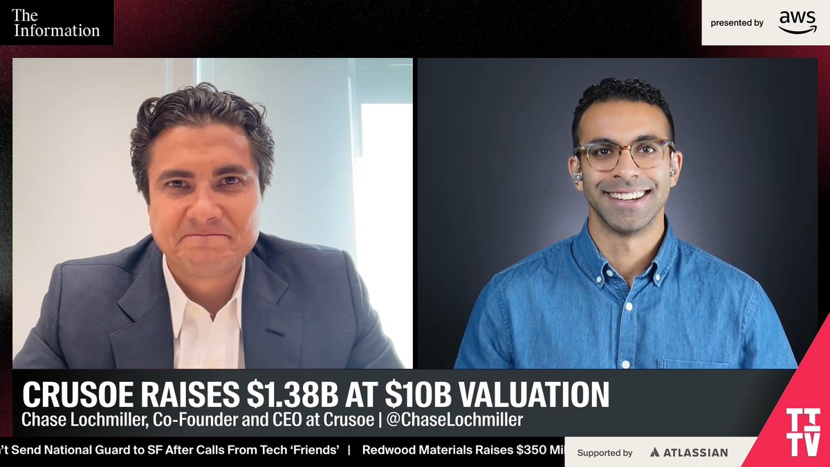 .Crusoe CEO Chase Lochmiller on why they are building data centers in space: “In outer space… we have access to solar that's powered 24/7 at a very, very low cost”. Watch the full episode: