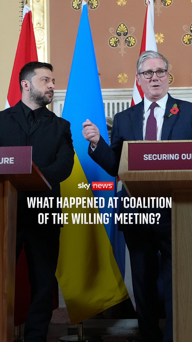 Volodymyr Zelenskyy met with European leaders in London today to discuss supplying long-range missiles to Ukraine. Sky's Dominic Waghorn has everything you need to know about the meeting ⬇️ Read more: