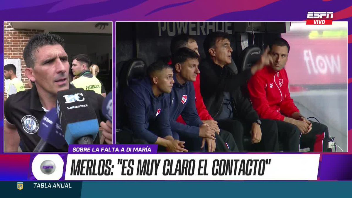 "No fui a revisar porque el VAR me dio el ok. ¿La viste la jugada? Es muy claro el contacto. Es generar polémica donde no la hay". La palabra de Andrés Merlos sobre el penal a favor de Rosario Central vs. Sarmiento. ⚠️🇦🇷