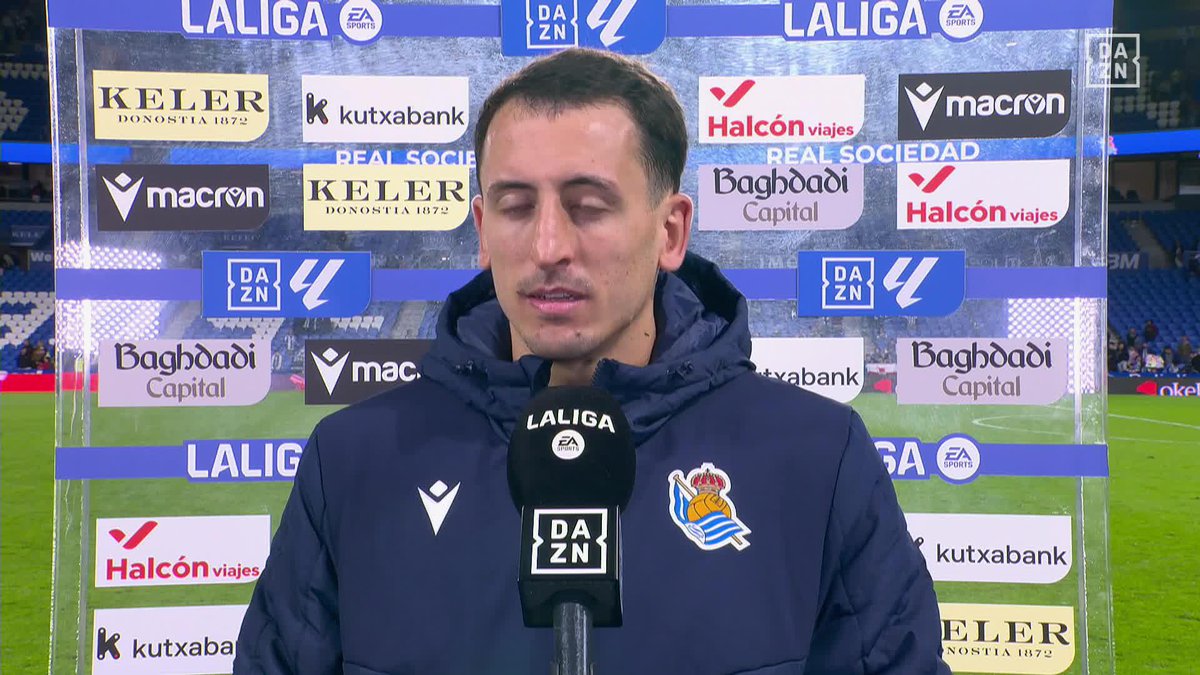Mikel Oyarzabal se emociona al recordar los 10 años de su debut. Corazón Txuri-urdin eterno 💙🤍🥹 #LALIGAenDAZN ⚽