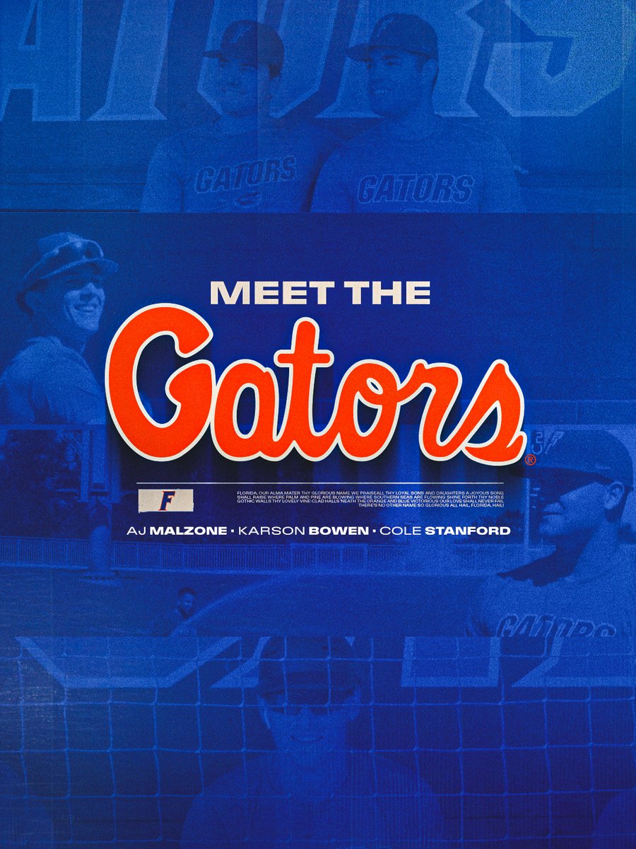 Meet the Gators 🐊 The Catching Unit Florida rebuilt its catching unit this offseason with the additions of Karson Bowen, Cole Stanford and AJ Malzone ℹ️ Read more | ▶️ Watch more |
