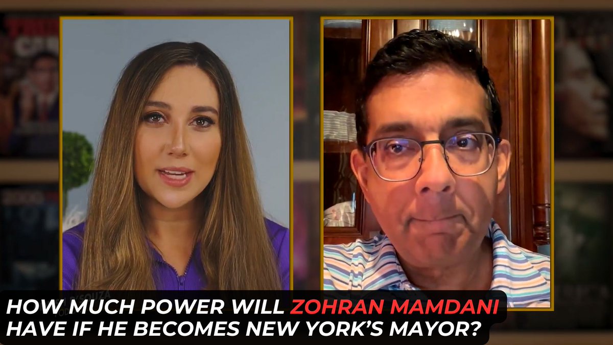 If Mamdani wins for Mayor of NYC, he won’t have the power you think. Dinesh explains. Danielle D'Souza Gill