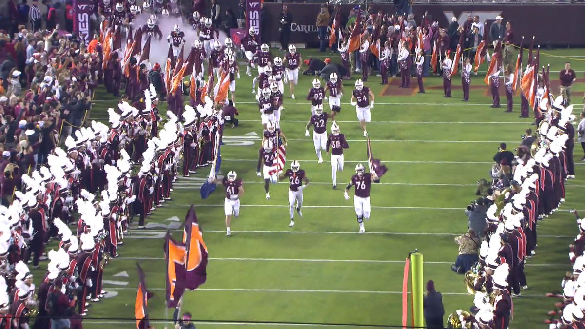 ENTER SANDMAN AT LANE STADIUM ⚡️Virginia Tech Football