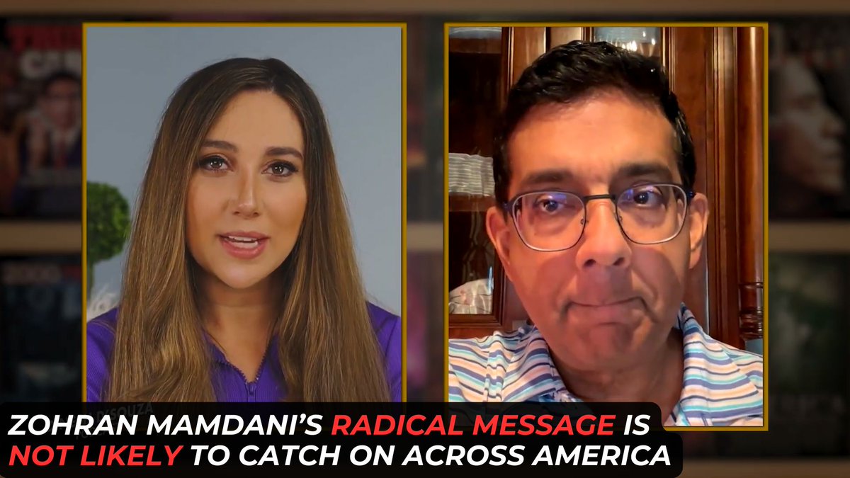Zohran Mamdani’s radical message is NOT likely to catch on across America. Dinesh D'Souza breaks it down. Danielle D'Souza Gill