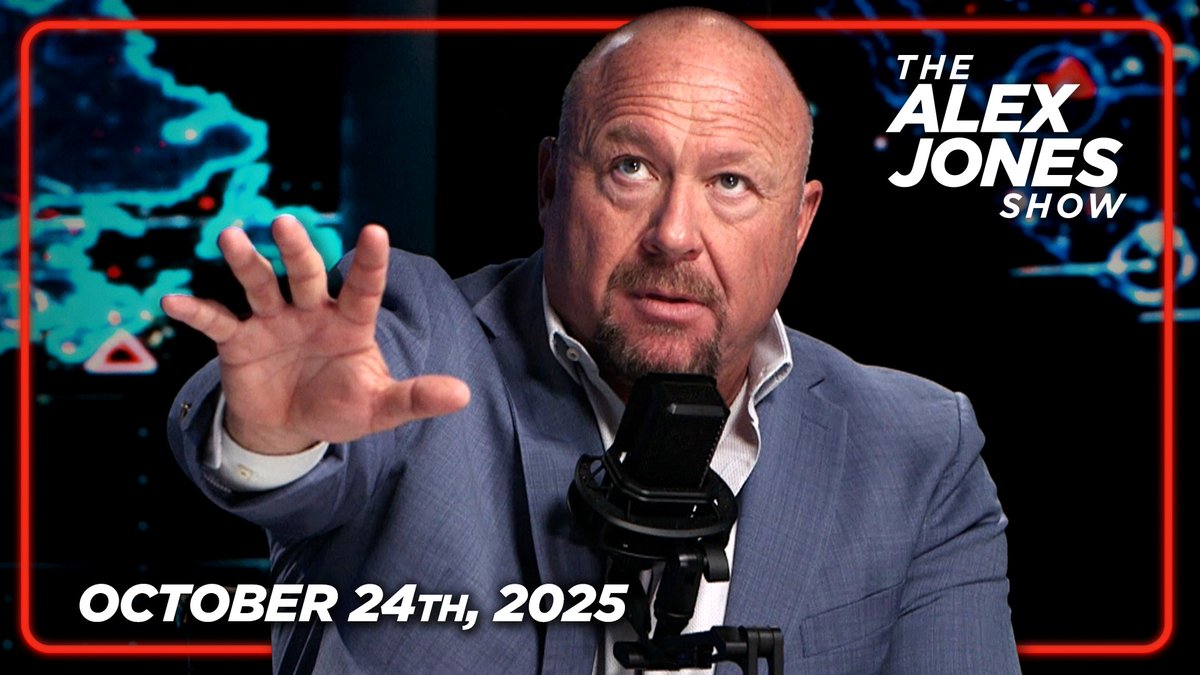 FULL FRIDAY ALEX JONES SHOW 10/24/25 — Trump Deploys B-1 Bombers In Preparation For War With The Communist Narco-Terrorist State Venezuela, AND Pelosi Now Officially Under Criminal Investigation By DOJ! PLUS, VP Vance Blasts Israel Over Gaza Annexation Comments! Reporter & Deep State Marauder Ivan Raiklin Confronts Letitia James & Her Deep State Lawyer Outside Virginia Courthouse Where She Was Arraigned Today! FINALLY, Political Insider Patrick Byrne Breaks Critical Intel On Trump’s Latest Moves Against Venezuela! MUST-WATCH/SHARE!